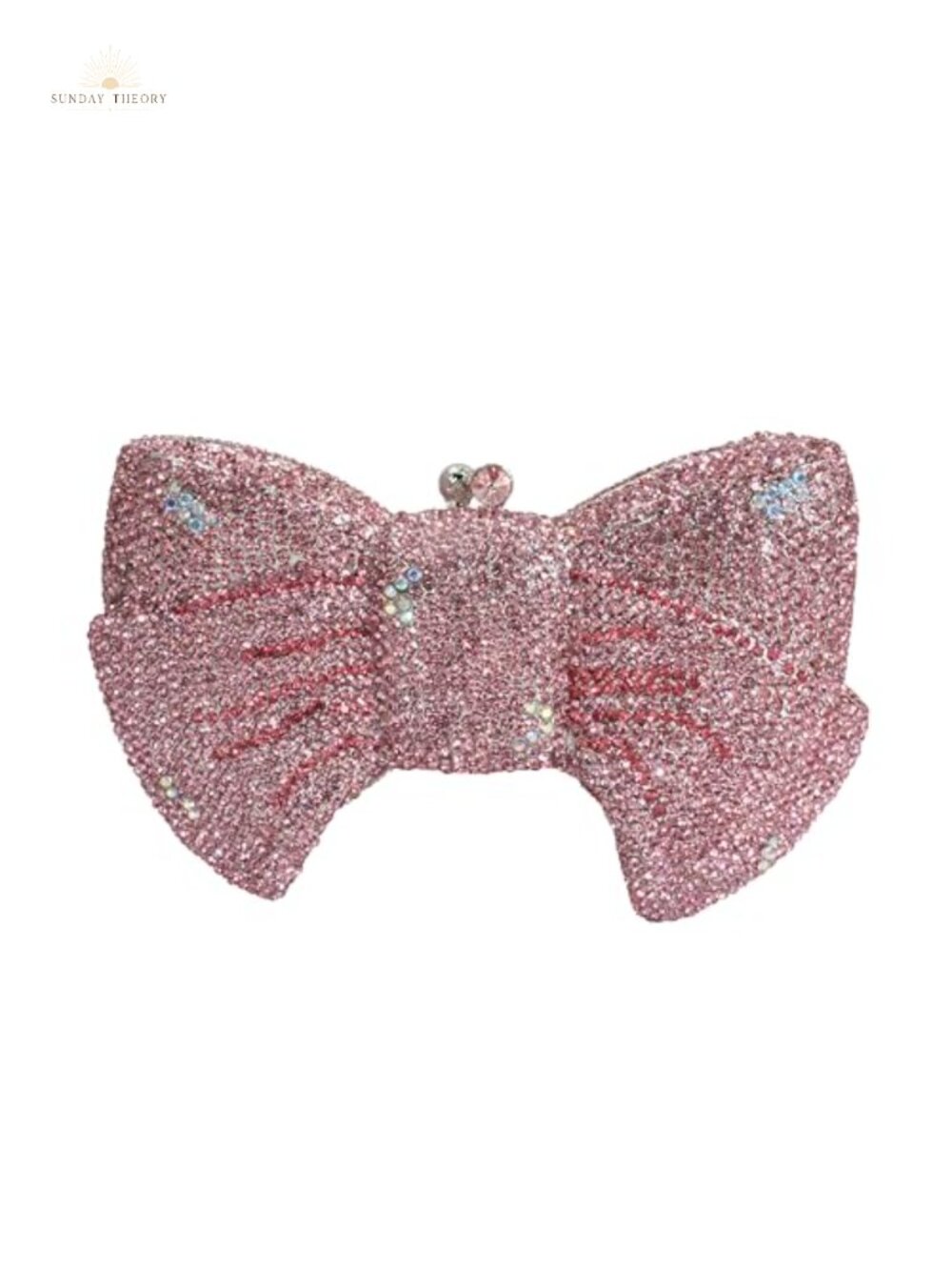 Luxury Bowknot Rhinestone Evening Clutch Bridal Party Bag